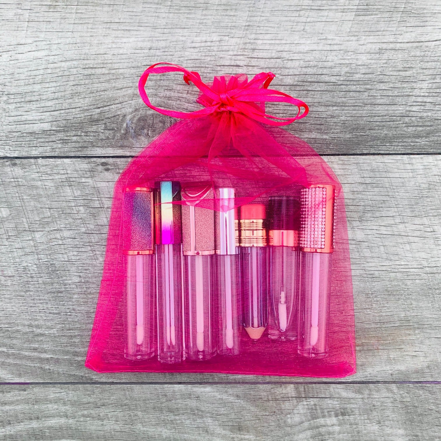 Organza Lip Gloss Pouches — Sheer Lip Gloss Bags NoProbLlama