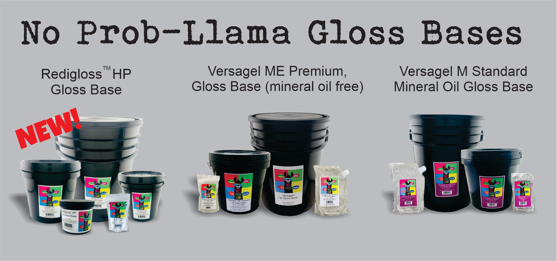 Versagel® Gloss Base  Lip Gloss Base Pouches for Sale – NoProbLlama