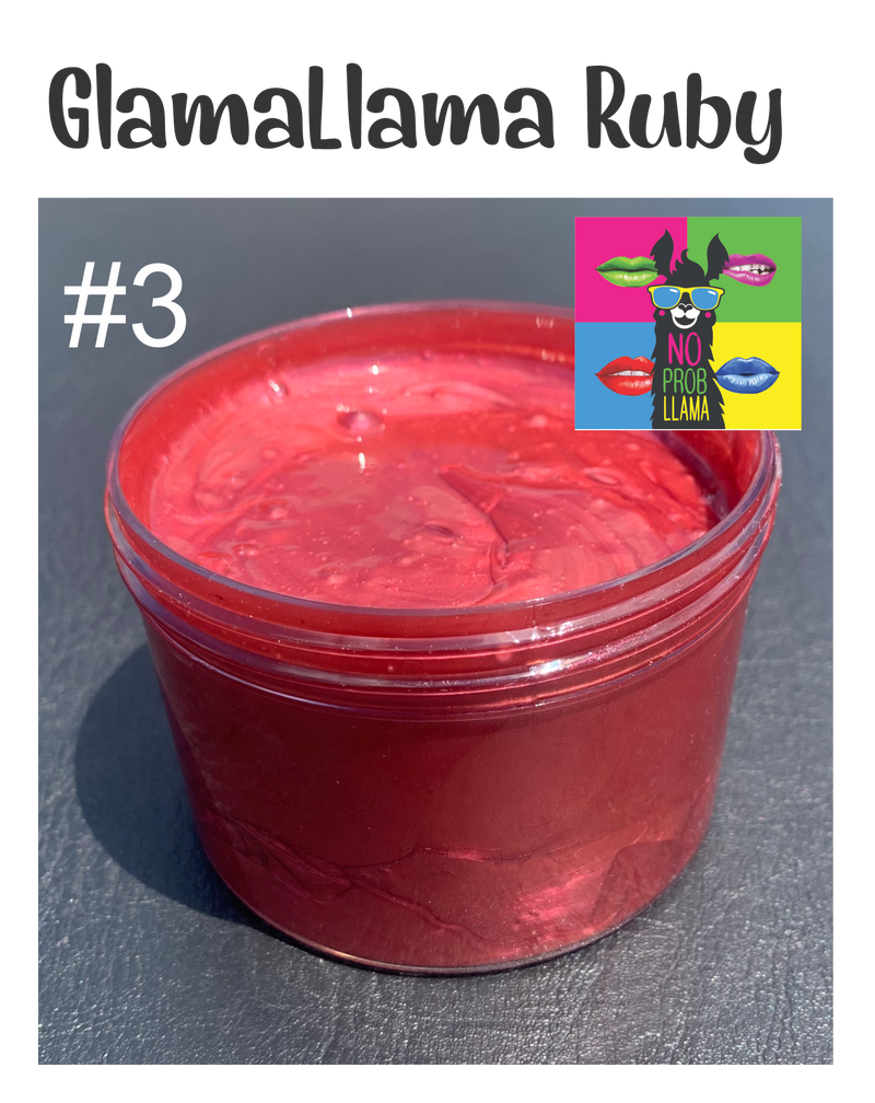 Pre-Made Lip Gloss Base - GlamaLlama Ruby - 