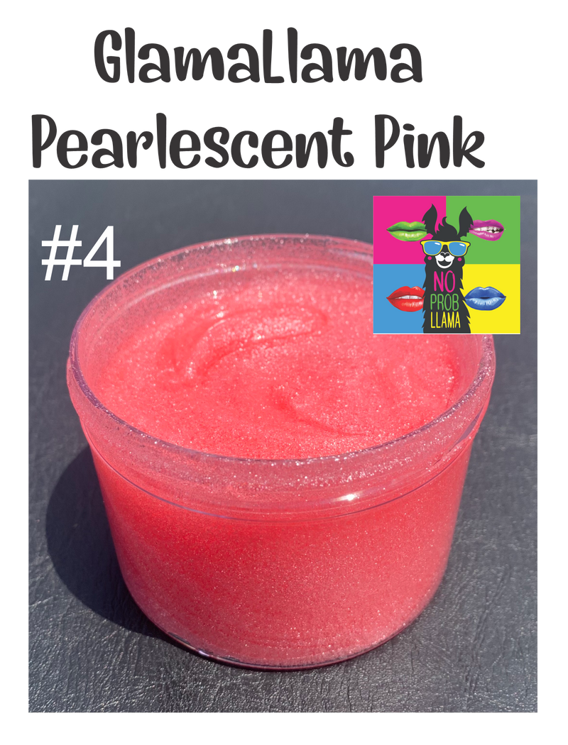 Pre-Made Lip Gloss Base - GlamaLlama Pearlescent Pink - 