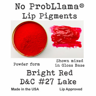 Ruby Gemstone Lip Gloss Pigment Powder