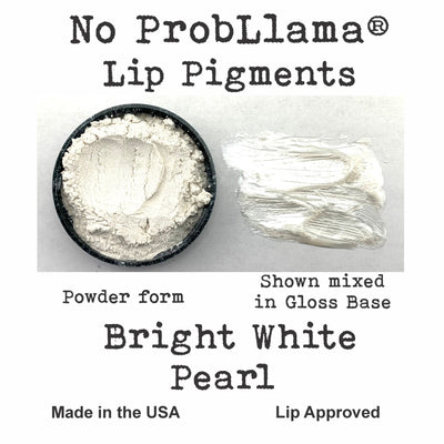 PARAMISS Lip Gloss Pigment Powder Natural Lip Dye 5 Colors x 10G and W –