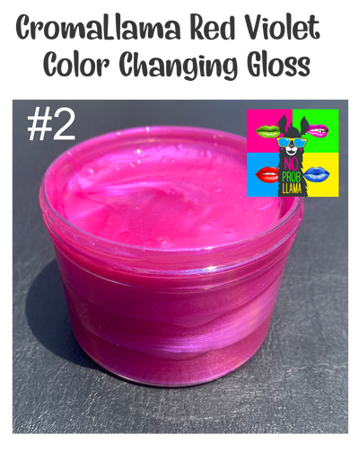 Pre-Made Lip Gloss Base - CromaLlama Red Violet - #2
