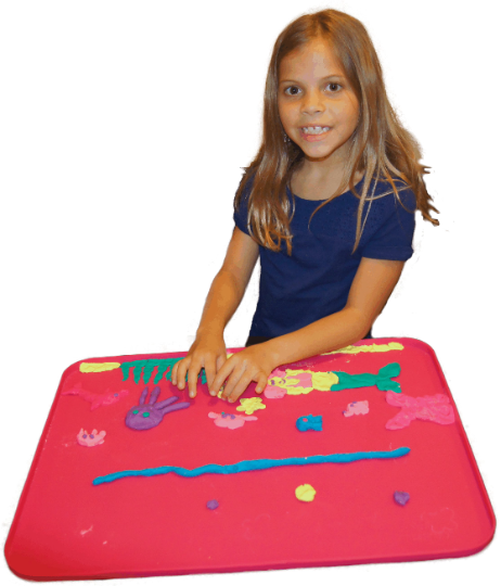 Craft E Mat - Oversize 21 1/4" x 18" Worry Free Silicone Craft Mat for Kids and Adults. (multiple colors)