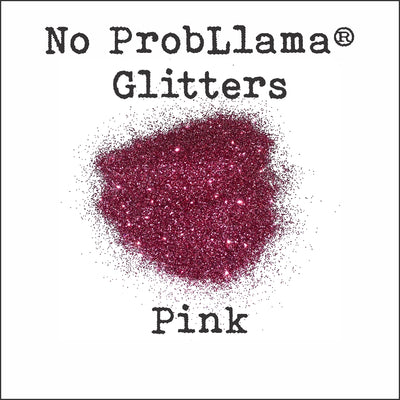 No ProbLlama Glitter - Pink - Made in the USA - .008 Hex