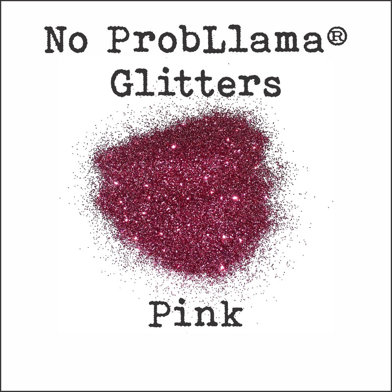 No ProbLlama Glitter - Pink - Made in the USA - .008 Hex