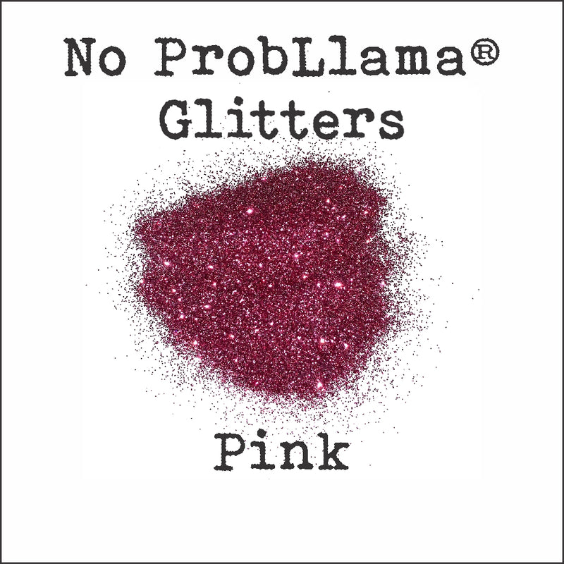 No ProbLlama Glitter - Pink - Made in the USA - .008 Hex