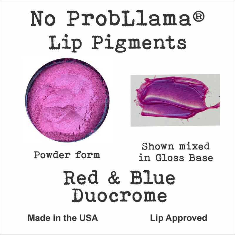 No ProbLlama Pigment - Red & Blue Duocrome - Made in the USA - Responsibly Sourced