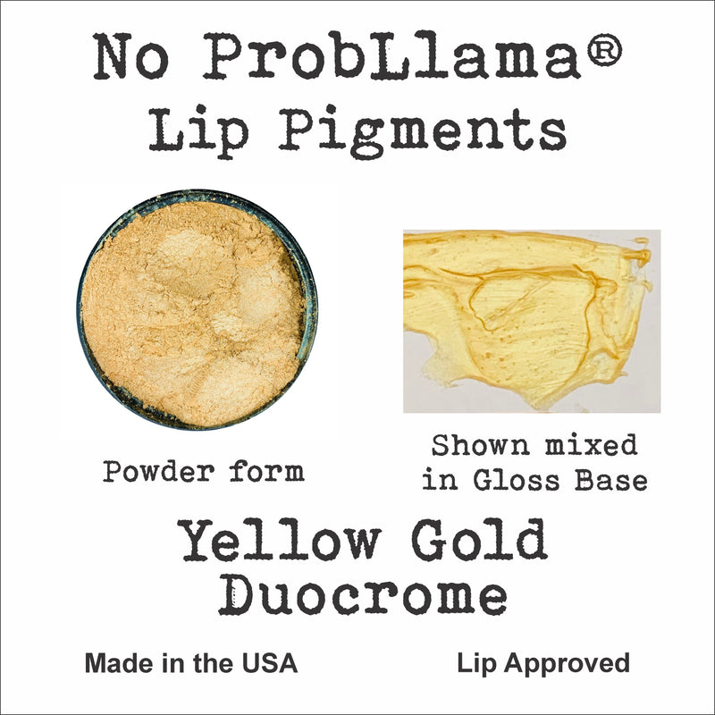 No ProbLlama Pigment - Yellow Gold Duocrome - Made in the USA - Responsibly Sourced